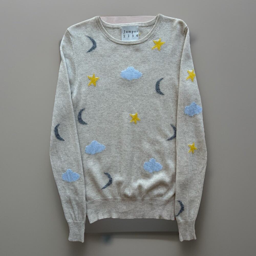 Jumper 1234 Cashmere Sweater 1 Multicolor Star Art Wool Pullover Glam New York